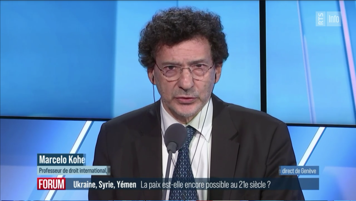 Le grand débat – La paix: un voeu pieux au 21e siècle?, Forum, Radio télévision suisse