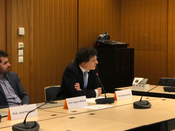 Intervention of professor Kohen in the South Centre of Geneva